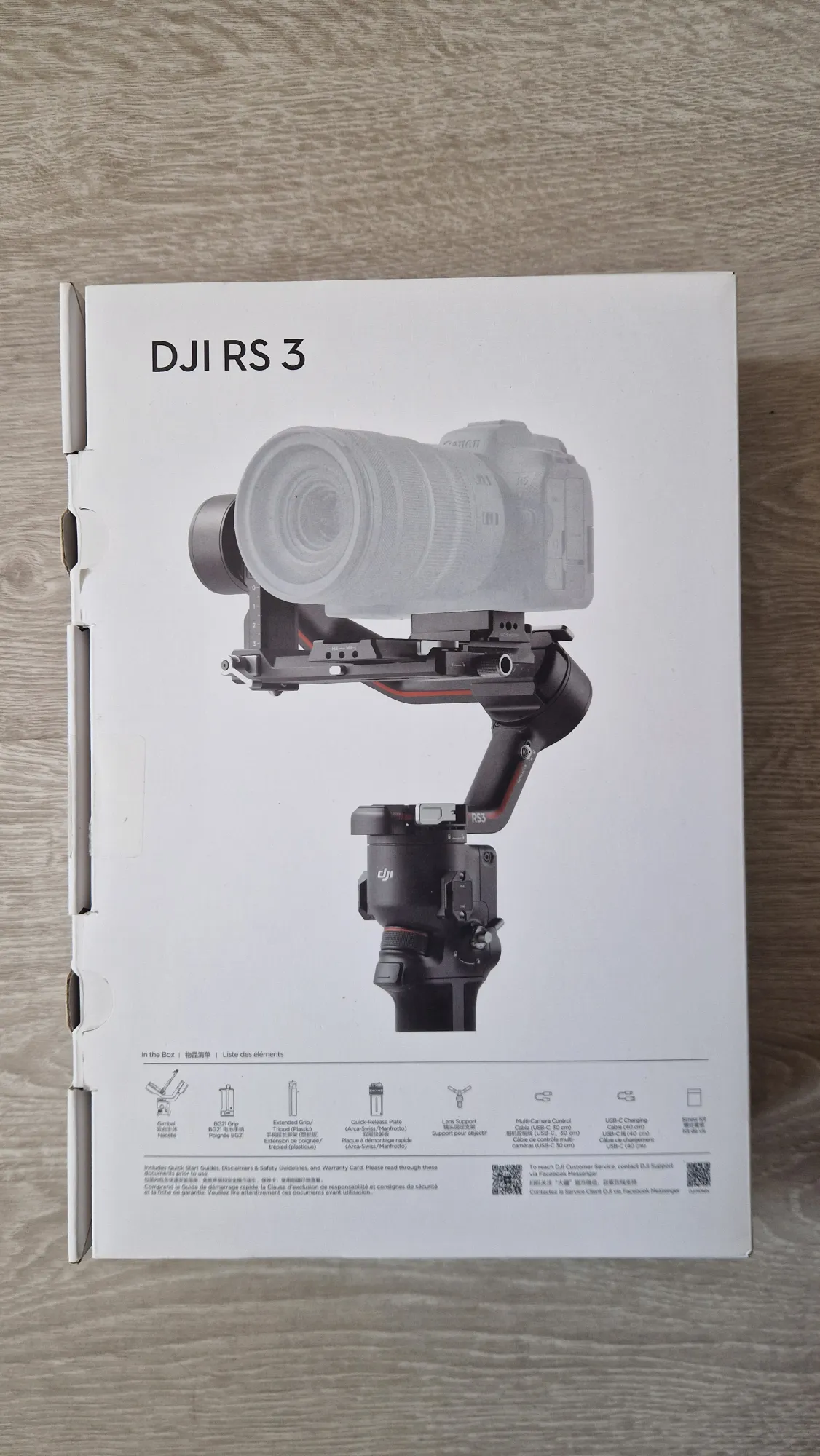 Immagine prodotto DJI RS 3 (Fotocamera di sistema, 3 kg)