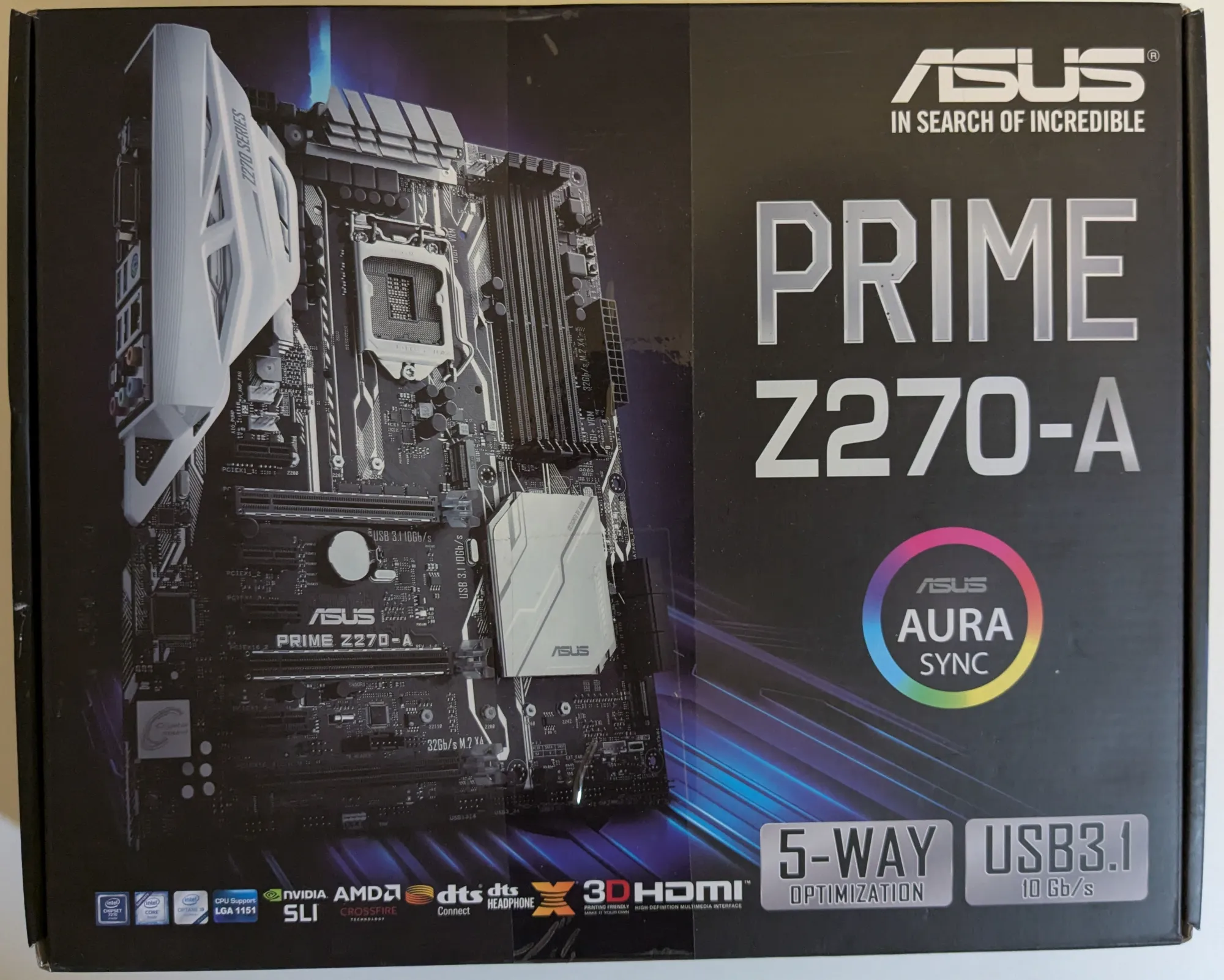 Produktbild ASUS Prime Z270-A (LGA 1151, Intel Z270, ATX)