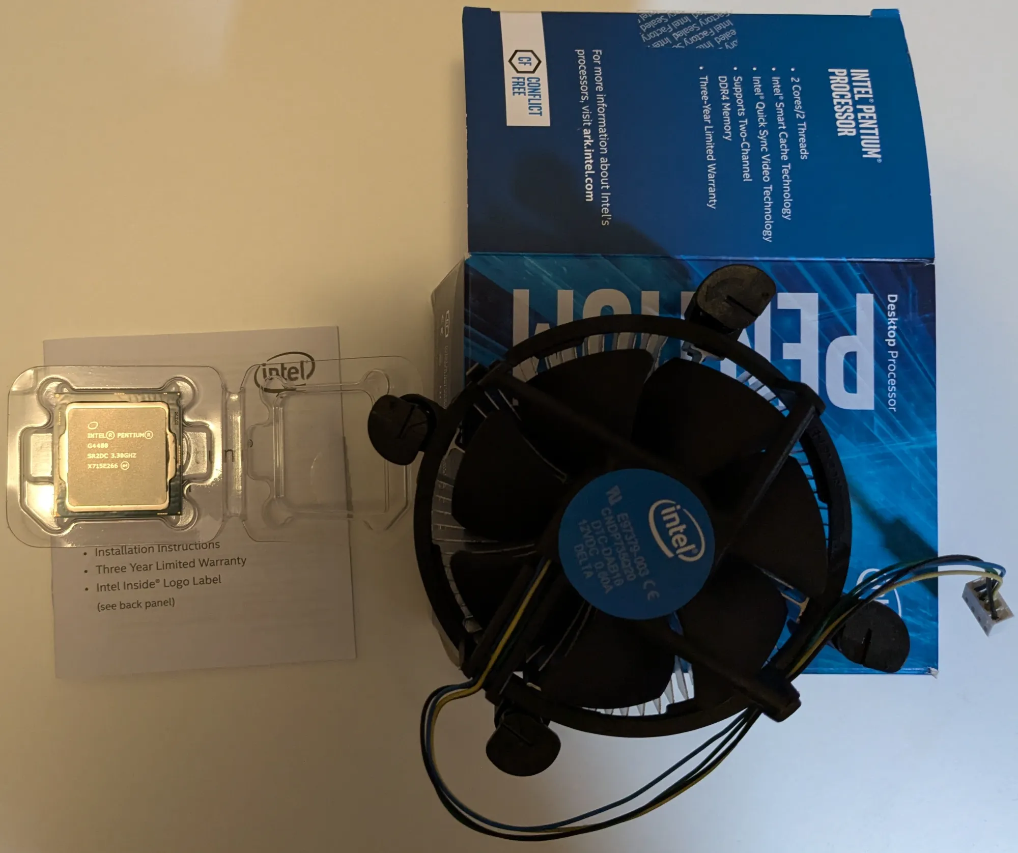 Immagine prodotto Intel Pentium G4400 (LGA 1151, 3.30 GHz, 2 -Core)