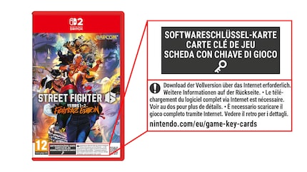 Street Fighter 6 als Game Key Card.