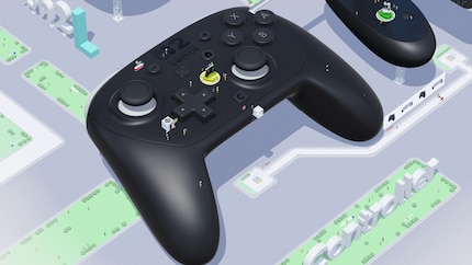 The Pro Controller also looks sleek virtually in Nintendo Switch 2 Welcome Tour.