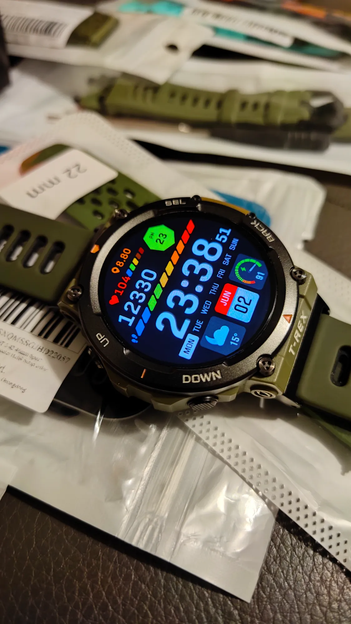 Actual product image Amazfit T-Rex 2 (47.70 mm)