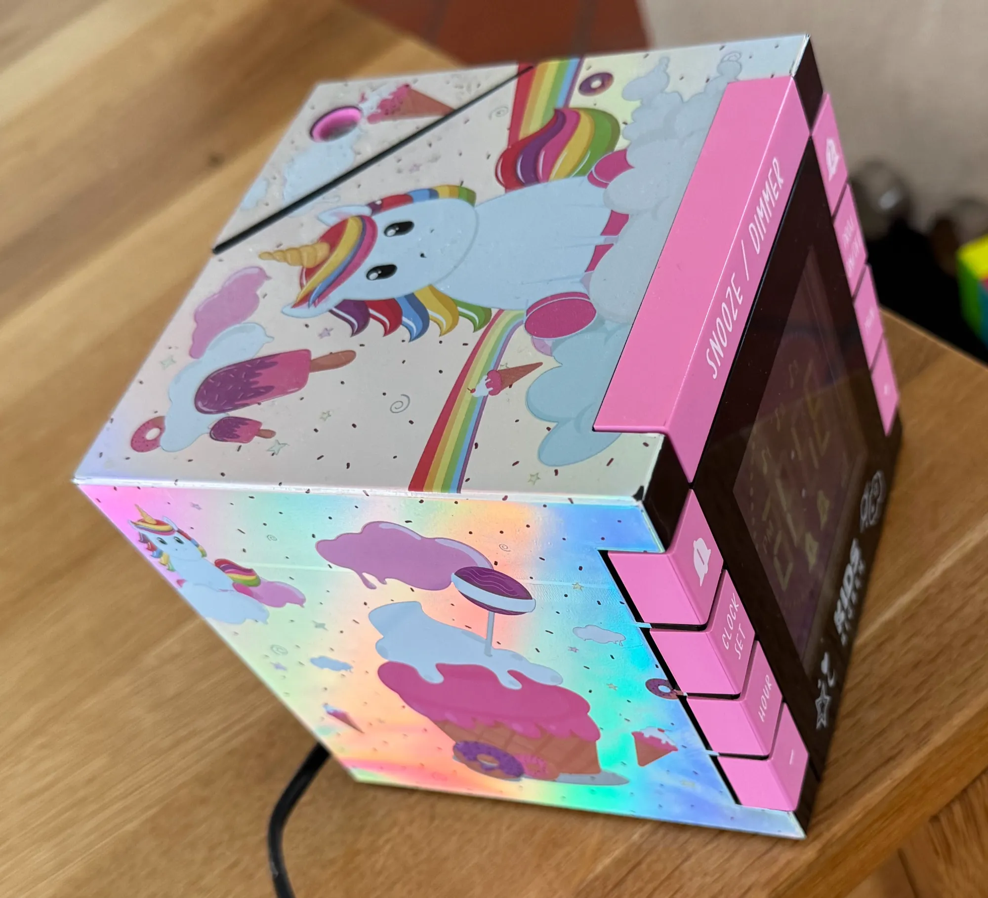 Actual product image Bigben Kids Alarm Clock R70 Unicorn 3 (w. projector)