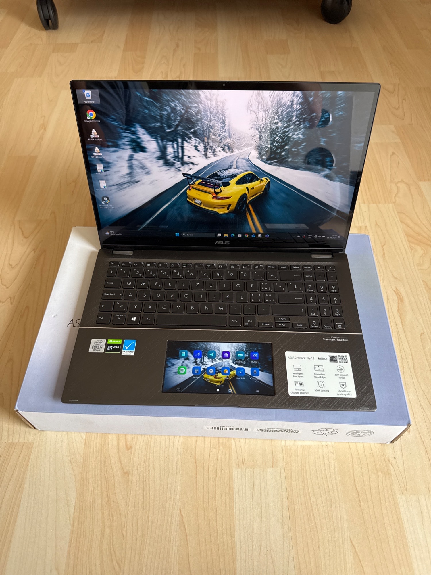 Produktbild ASUS ZenBook Flip 15 (15.60", Intel Core i7-10510U, 16 GB, 1000 GB, CH)