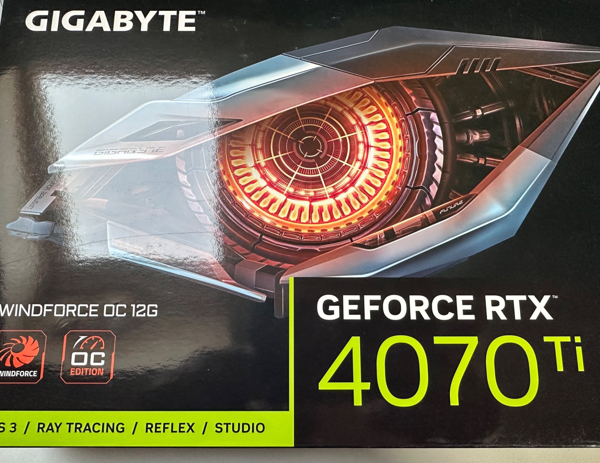 Image du produit Gigabyte GeForce RTX 4070 Ti WINDFORCE OC (12 Go)