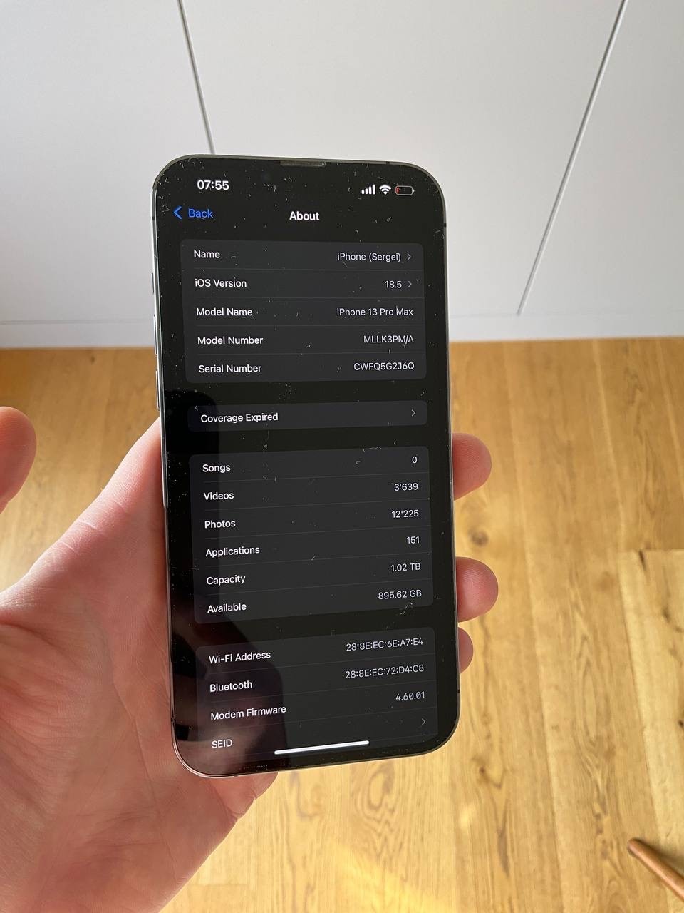 Produktbild Apple iPhone 13 Pro Max (1000 GB, Graphite, 6.70", SIM + eSIM, 12 Mpx, 5G)
