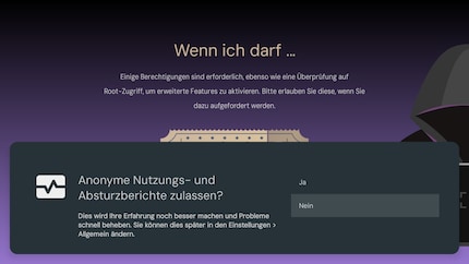 Nach dem Installieren darfst du Berechtigungen freigeben – oder auch ablehnen.