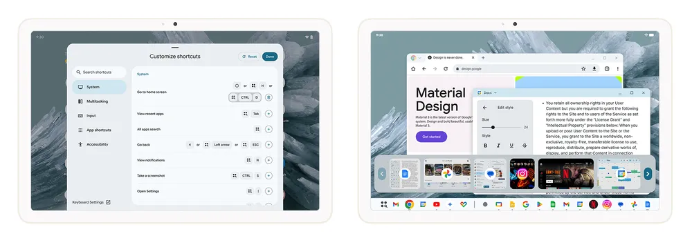 Das neue Design und die Anpassungen für Tablets lassen noch auf sich warten.