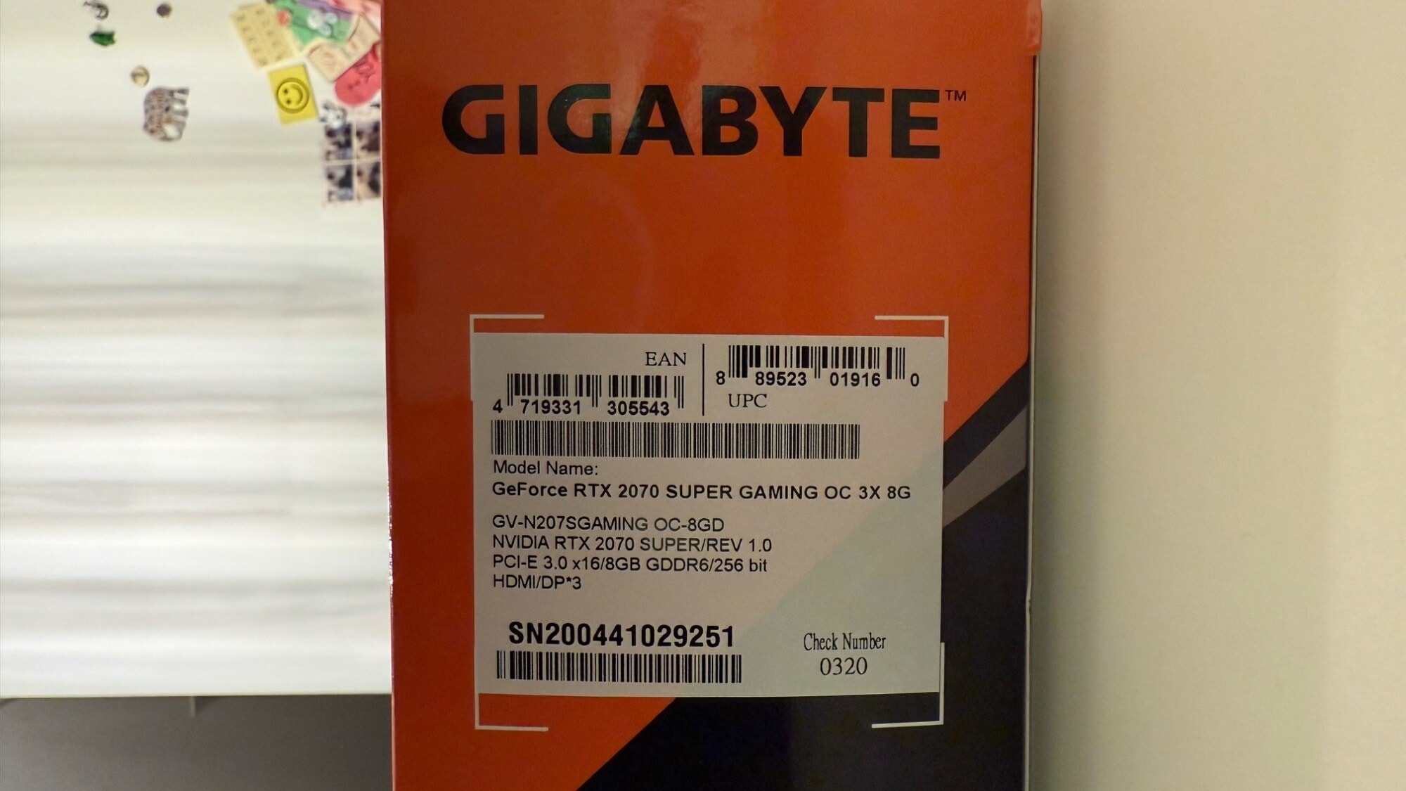 Image du produit Gigabyte GeForce RTX 2070S Gaming OC (8 Go)