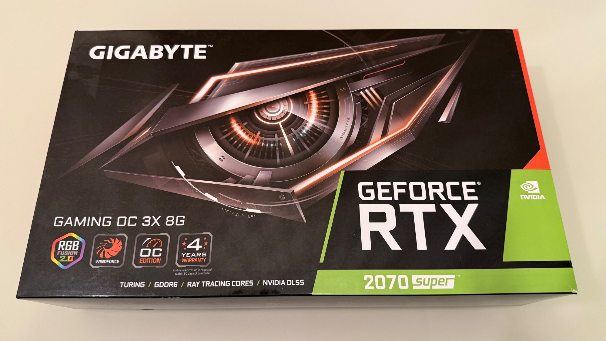 Image du produit Gigabyte GeForce RTX 2070S Gaming OC (8 Go)
