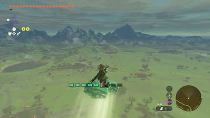 Ich sehe von Hyrule mehr auf einmal auf dem Bildschirm als je zuvor. Während meines Rundfluges stottert das Spiel kein einziges Mal.