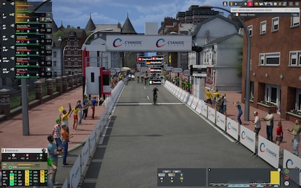 Victory. With Matteo Trentin, I win Ghent-Wevelgem just ahead of a ten-man chasing group. I took advantage of the windy sections beforehand.