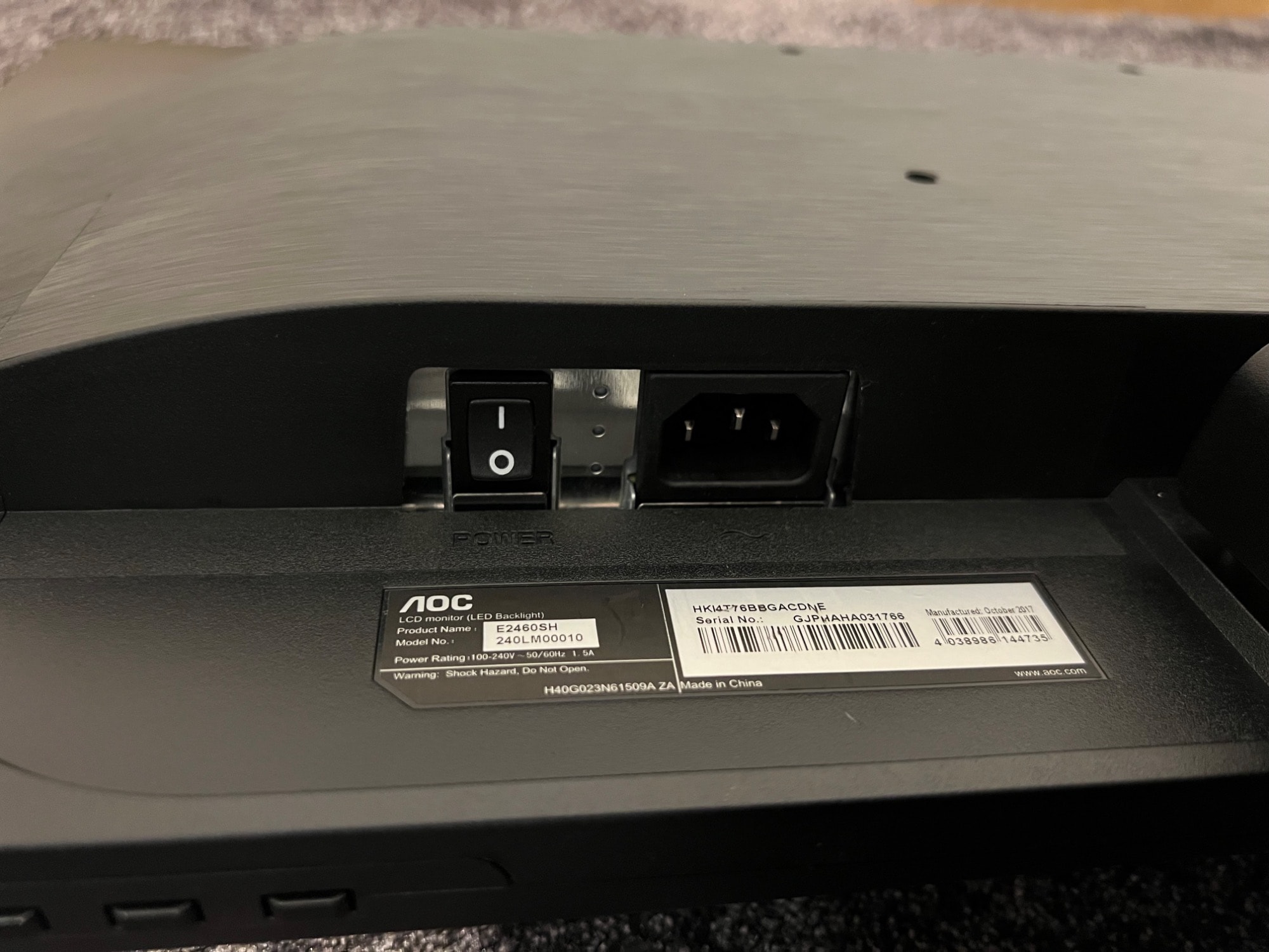 Image du produit AOC e2460Sh (1920 x 1080 pixels, 24")