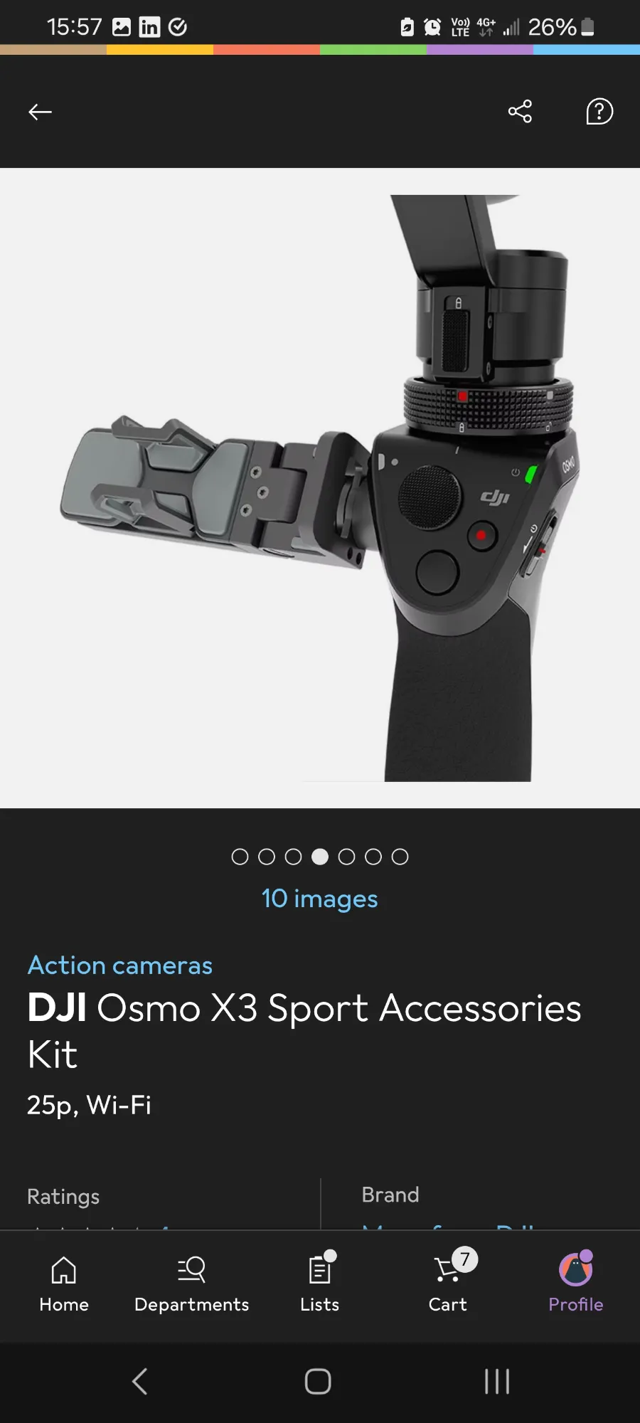 Produktbild DJI Osmo X3 Sport Zubehörkit (25p, WLAN)