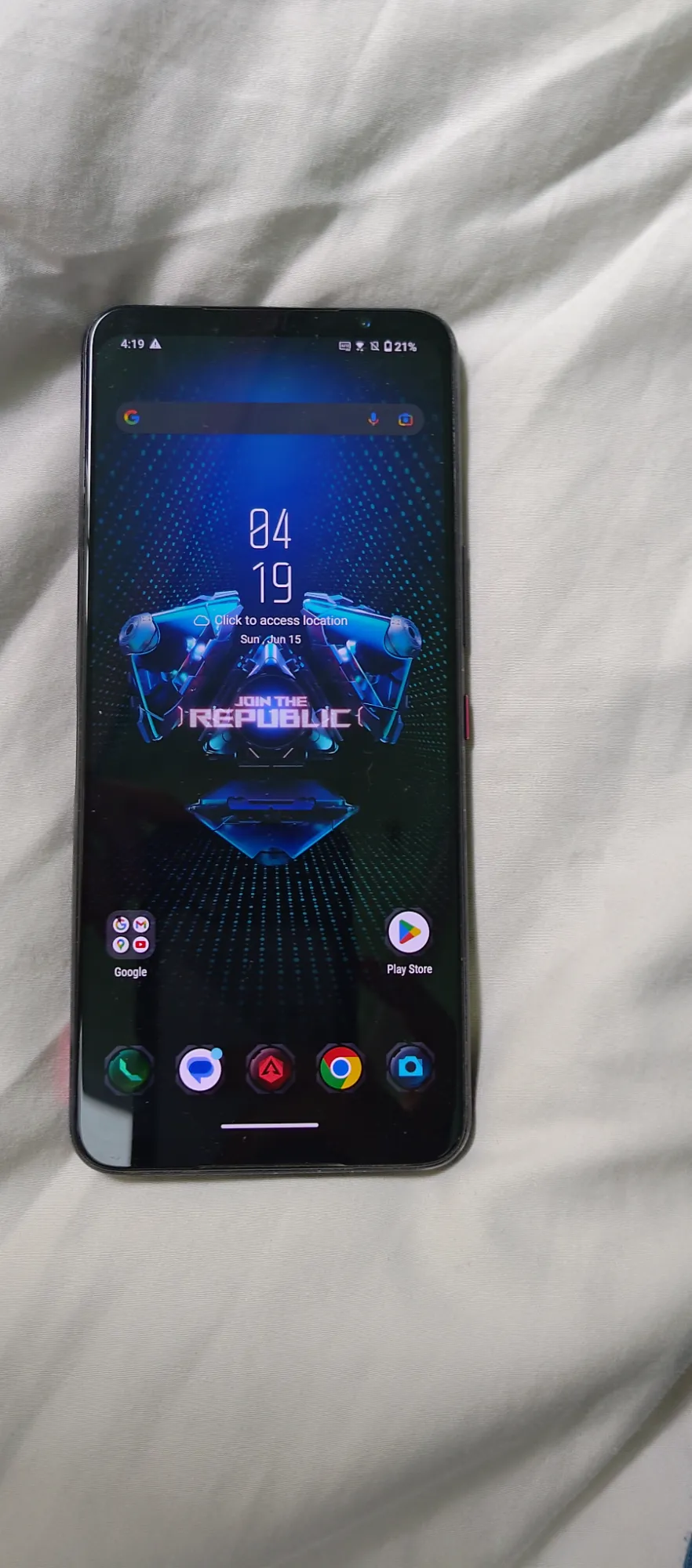 Produktbild ASUS ROG Phone 5s (256 GB, Phantom Black, 6.78", Dual SIM, 64 Mpx, 5G)