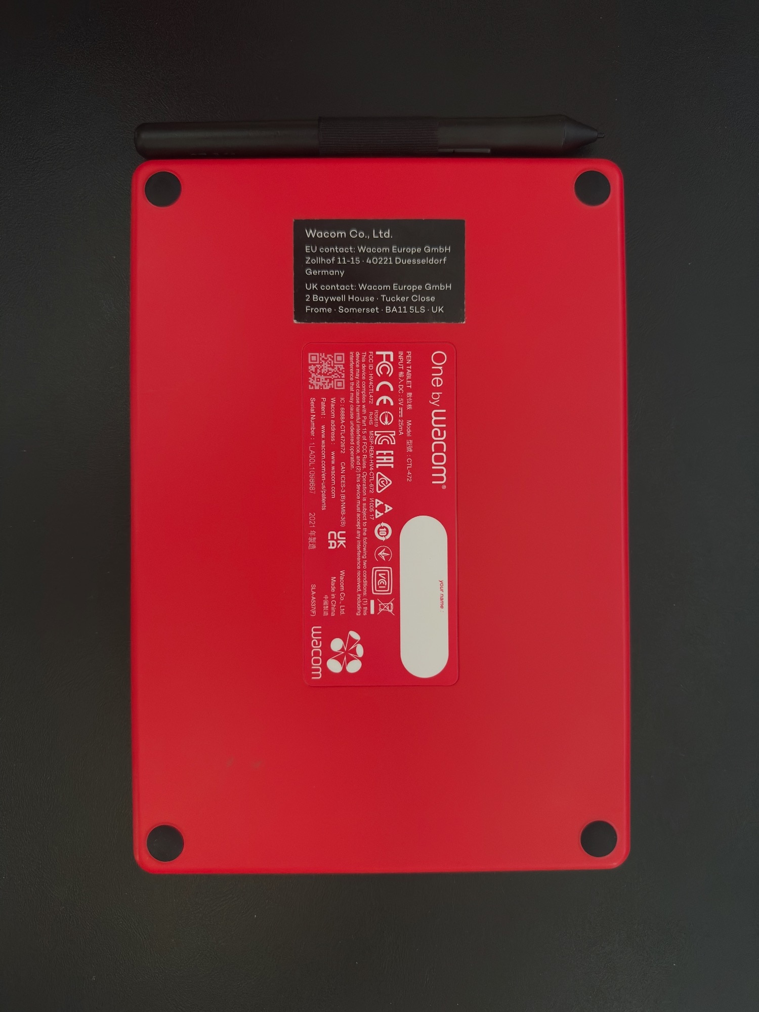 Produktbild Wacom One S (2540 lpi)