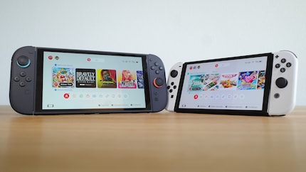 Meine Switch 1 (rechts) wird durch die Switch 2 in ihre verdiente Rente geschickt.