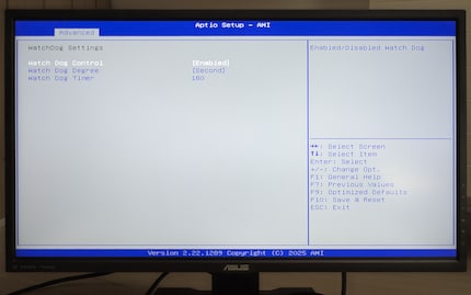 Du musst Watch Dog im BIOS deaktivieren, bevor du ein alternatives OS installierst. Tust du es nicht, wird sich das NAS jeweils nach drei Minuten ohne UGOS Pro selber neu starten.