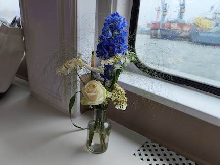 Das Honor 400 nimmt alle Details der Blumen auf.