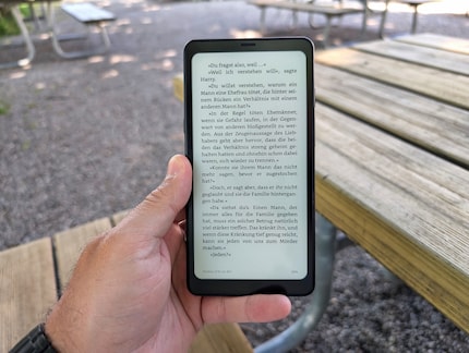 E-Books lassen sich auf dem Screen perfekt lesen.