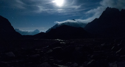 Ausgangslage des Nachtfotos.