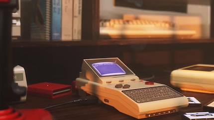 Fan-Rendering einer Retro-inspirierten Konsole.