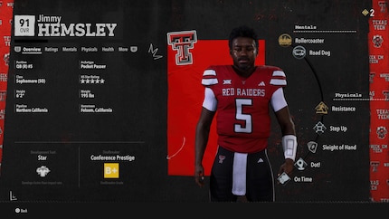 Jimmy Hemsley IST die Zukunft meiner Red Raiders.