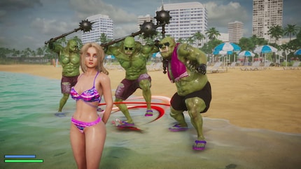 Freizügige Games wie dieses bieten wenig Handlung, dafür «heiße und spaßige Hack-and-Slash-Action».