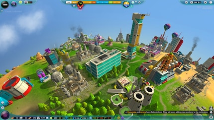 Vom ersten Steinzeitdorf bis zur futuristischen Megacity: In «The Universim» simuliere ich den göttlichen Alltag durch alle Zeitalter.