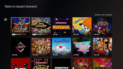 Im PSN-Store findest du Sammlungen mit Retro-Spielen wie hier «Retro in neuem Gewand».