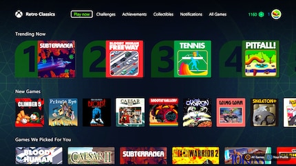 Das Retro-Classics-Angebot im Xbox-Store.