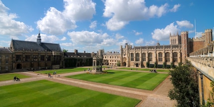 Der Campus des Trinity College an der University of Cambridge.