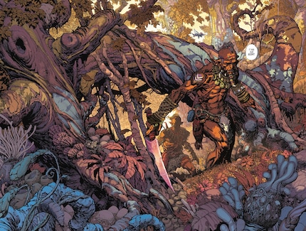 As is so often the case, Finch relies on a page-filling panel to emphasise the drama of the scene.