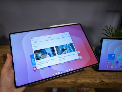 Die Desktop-Ansicht Dex lässt sich direkt auf den Tablets nutzen.