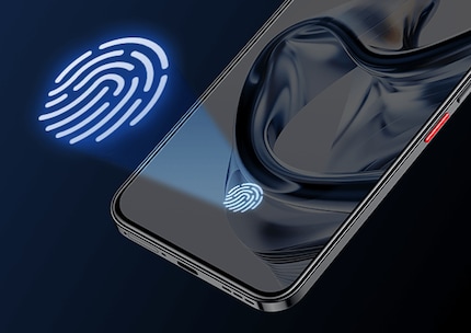 Der verbaute Fingerabdrucksensor im Nubia Air ist optisch.