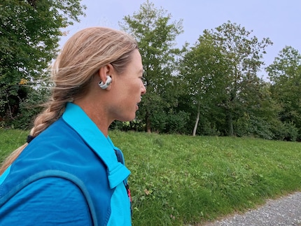 Sicherer Halt beim Joggen, Velofahren und auf dem Mini-Trampolin.