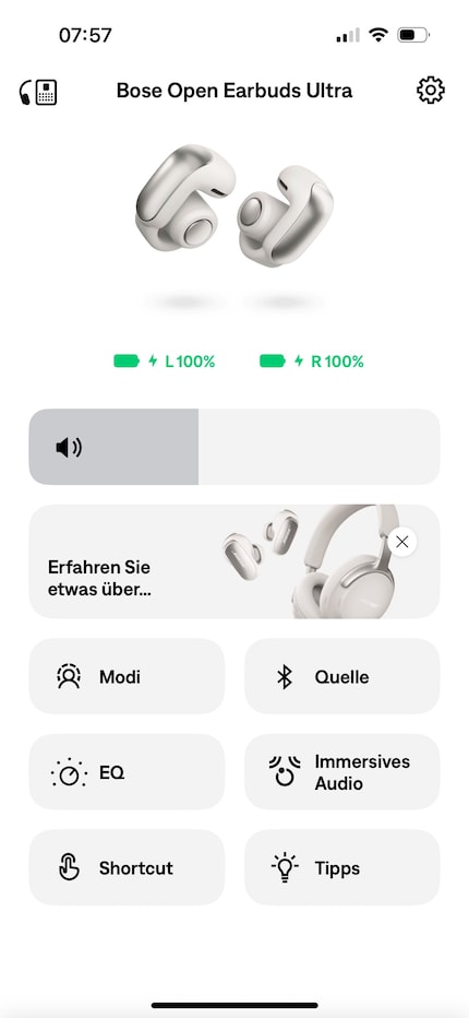 Die App bietet Varianten nach individuellen Vorlieben, ist aber nicht überladen.