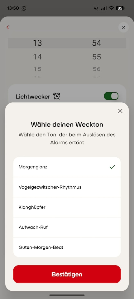 Statt Lichtwecker hätte ich lieber einen Offline-Modus.