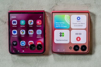 Bei Samsung rechts kann ich nur eine Handvoll Widgets platzieren.