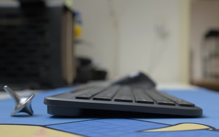 Mir ist die Tastatur zu flach.