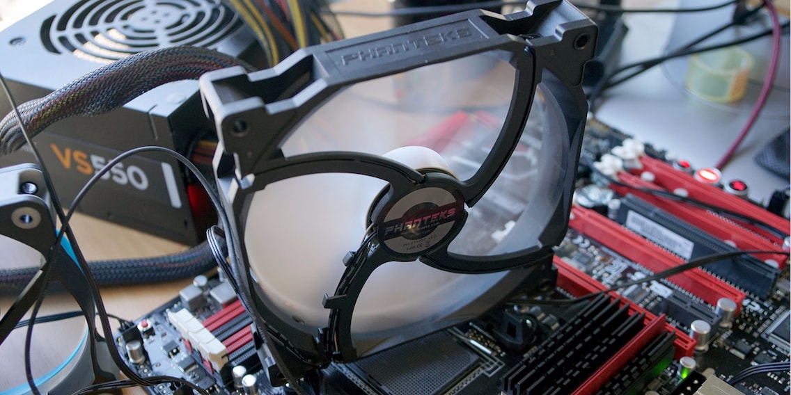 How to build a ventilation system with PC fans