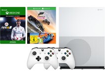 Xbox One S 500GB, FH3 & Hot Wheels + FIFA 18 (ESD) + 2x Controller
