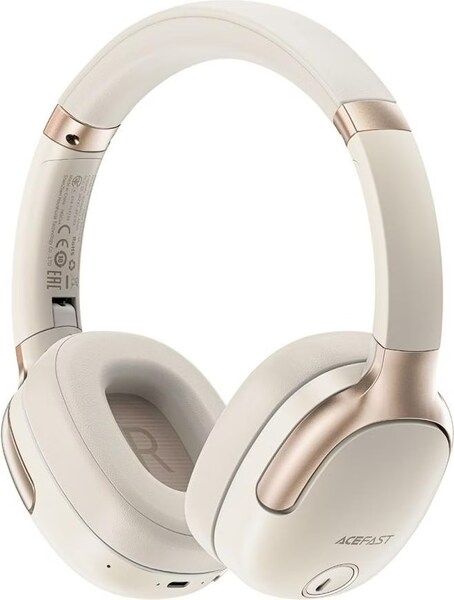 Acefast H2 kabellose On-Ear-Kopfhörer mit Bluetooth 5.3 ANC – Beige ...