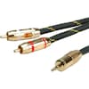 Roline Câble de connexion audio GOLD (2.50 m, Haut de gamme, Jack 3,5 mm (AUX), RCA)
