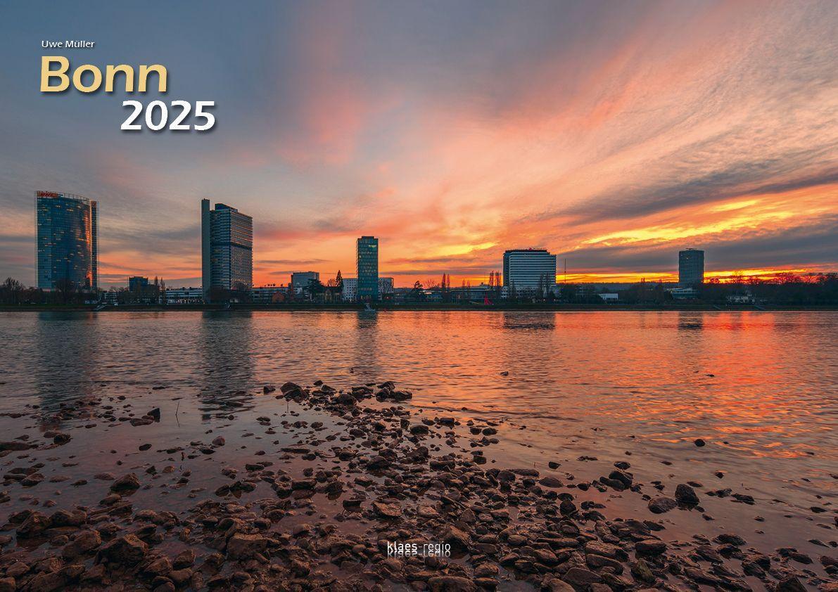 Bonn 2025 Bildkalender A3 quer, spiralgebunden (A3, Harter Einband, Deutsch) - digitec