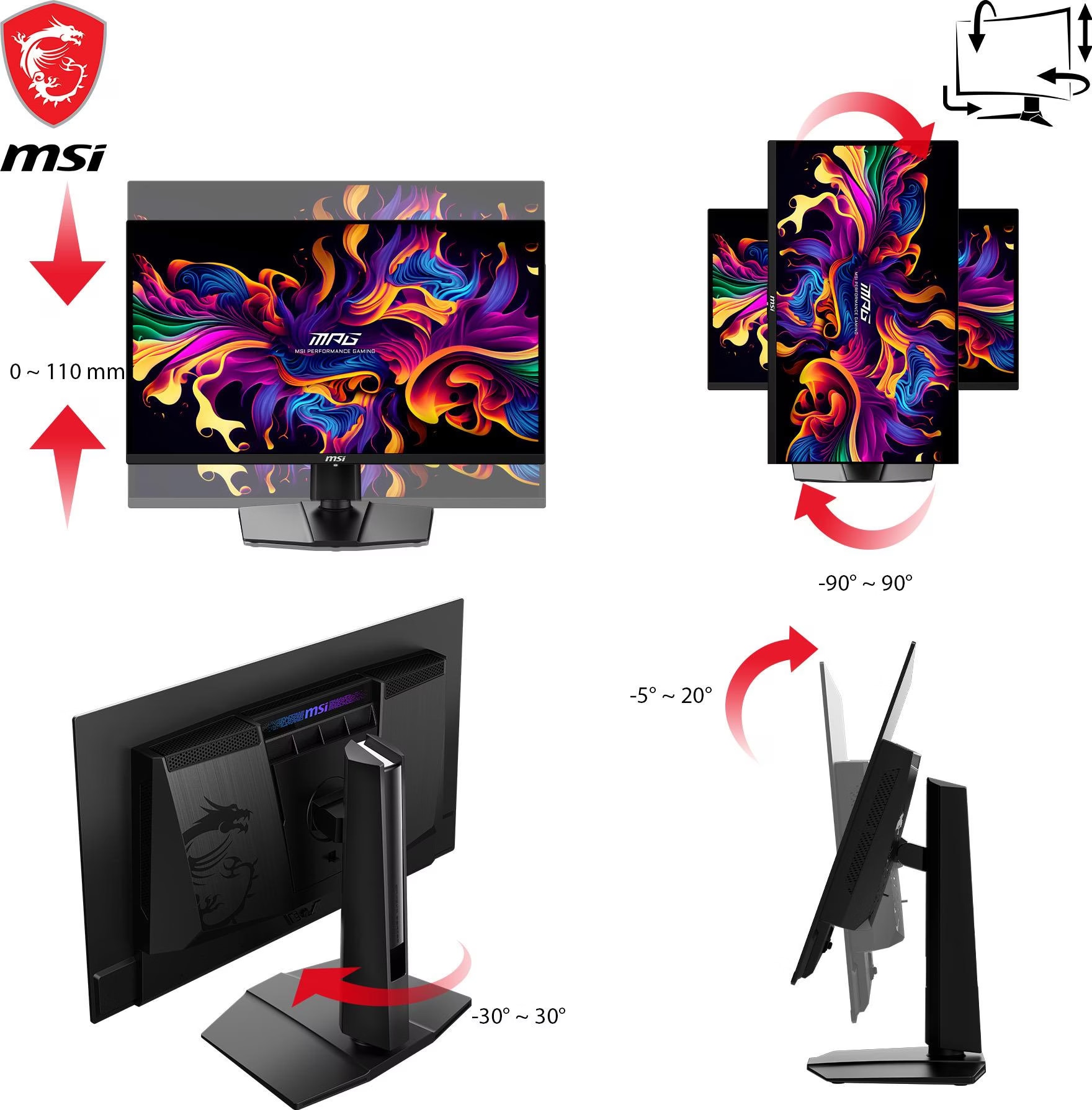MSI MPG 271QRXDE QD-OLED - buy at Digitec