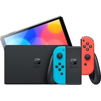 Nintendo Switch (OLED) rosso neon/blu neon