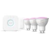 Philips Hue White & Color Ambiance starter kit (GU10, 5.70 W, 350 lm, 3 x, G)