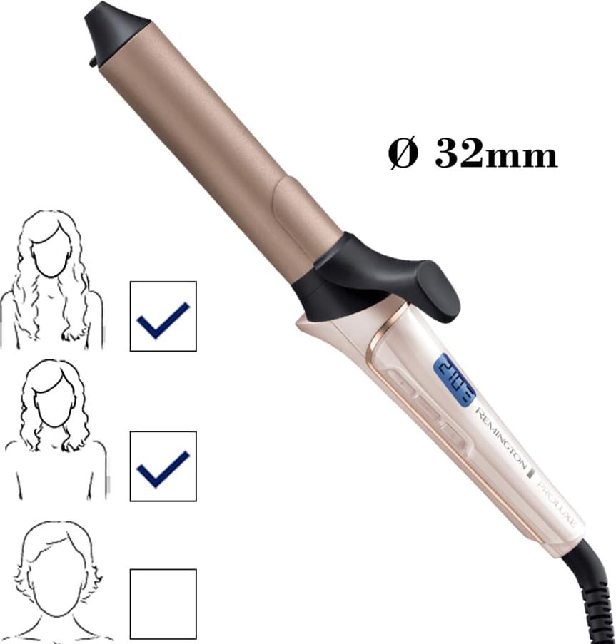 Remington proluxe ceramic hair curling tong outlet