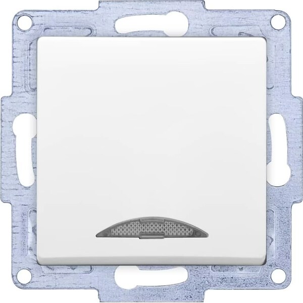 Gunsan Moderna telaio 4x per 4 prese interruttore dimmer bianco